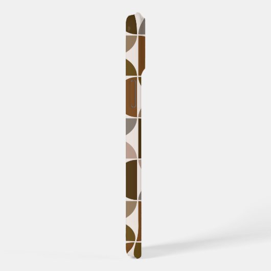 MCM Semicles Browns+Cream Big Pattern iPhone Hülle (Rechte Seite)