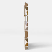 MCM Semicles Browns+Cream Big Pattern iPhone Hülle (Linke Seite)