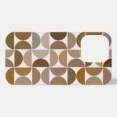 MCM Semicles Browns+Cream Big Pattern iPhone Hülle (Rückseite (Horizontal))