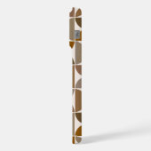 MCM Semicles Browns+Cream Big Pattern iPhone Hülle (Linke Seite)