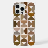 MCM Semicles Browns+Cream Big Pattern iPhone Hülle (Rückseite)