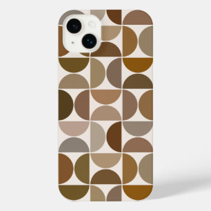 MCM Semicles Browns+Cream Big Pattern iPhone 14 Plus Hülle