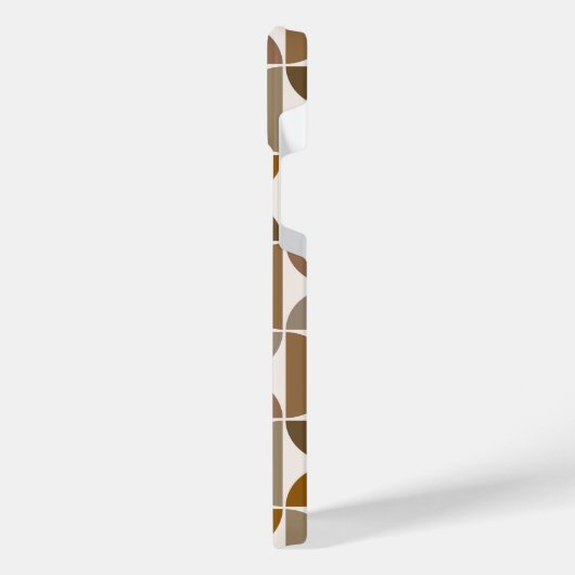 MCM Semicles Browns+Cream Big Pattern iPhone Hülle (Linke Seite)