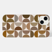 MCM Semicles Browns+Cream Big Pattern iPhone Hülle (Rückseite (Horizontal))