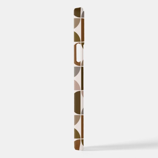 MCM Semicles Browns+Cream Big Pattern iPhone Hülle (Rechte Seite)