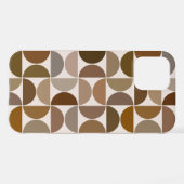 MCM Semicles Browns+Cream Big Pattern iPhone Hülle (Rückseite (Horizontal))