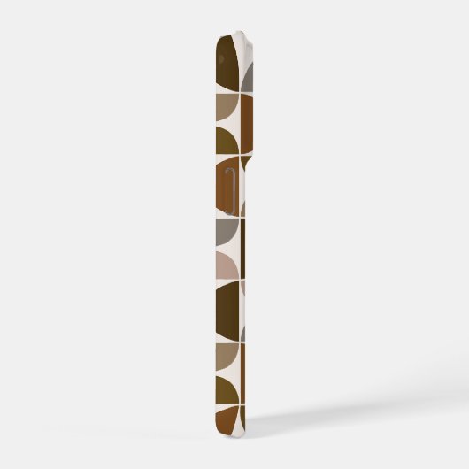 MCM Semicles Browns+Cream Big Pattern iPhone Hülle (Rechte Seite)