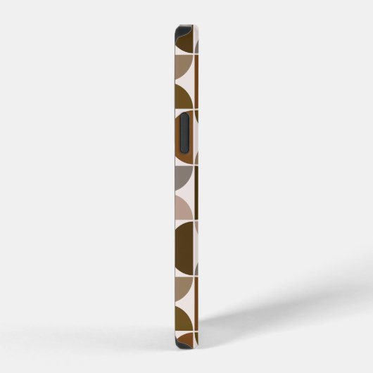 MCM Semicles Browns+Cream Big Pattern iPhone Hülle (Rechte Seite)