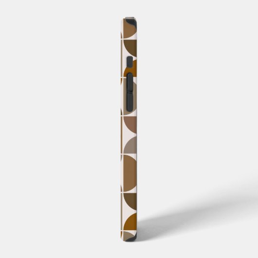 MCM Semicles Browns+Cream Big Pattern iPhone Hülle (Linke Seite)