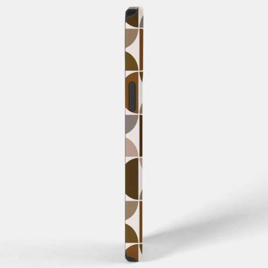 MCM Semicles Browns+Cream Big Pattern iPhone Hülle (Rechte Seite)