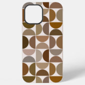 MCM Semicles Browns+Cream Big Pattern iPhone Hülle (Rückseite)