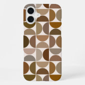 MCM Semicles Browns+Cream Big Pattern iPhone Hülle (Rückseite)