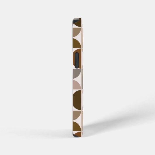 MCM Semicles Browns+Cream Big Pattern iPhone Hülle (Rechte Seite)