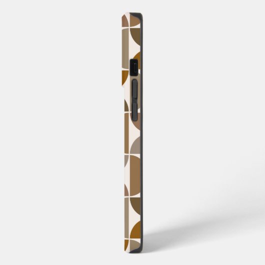 MCM Semicles Browns+Cream Big Pattern iPhone Hülle (Linke Seite)