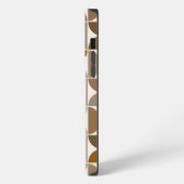 MCM Semicles Browns+Cream Big Pattern iPhone Hülle (Linke Seite)