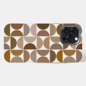 MCM Semicles Browns+Cream Big Pattern iPhone Hülle (Rückseite (Horizontal))