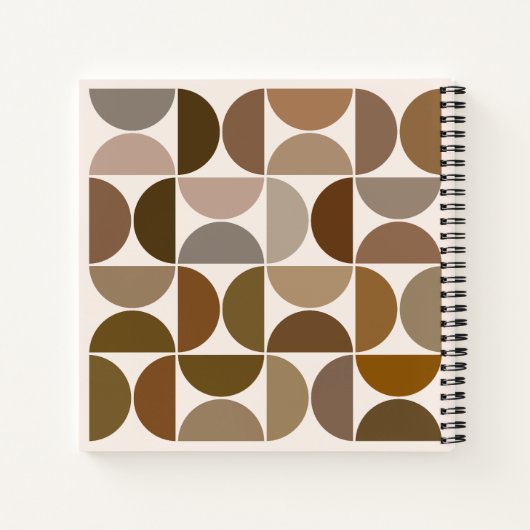 MCM Semicles Browns+Cream Big Pattern Notizblock (Rückseite)