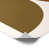 MCM Semicles Browns+Cream Big Pattern Poster (Ecke)