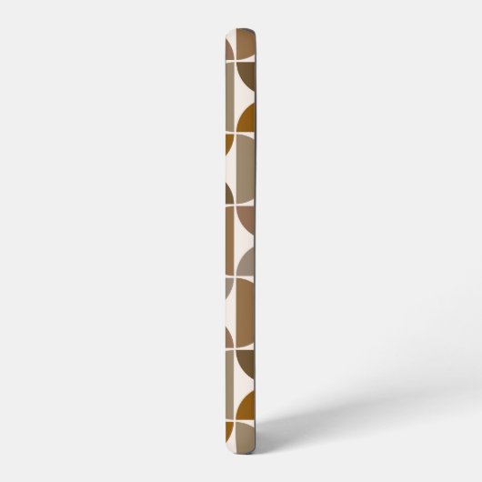 MCM Semicles Browns+Cream Big Pattern Samsung Galaxy Hülle (Linke Seite)