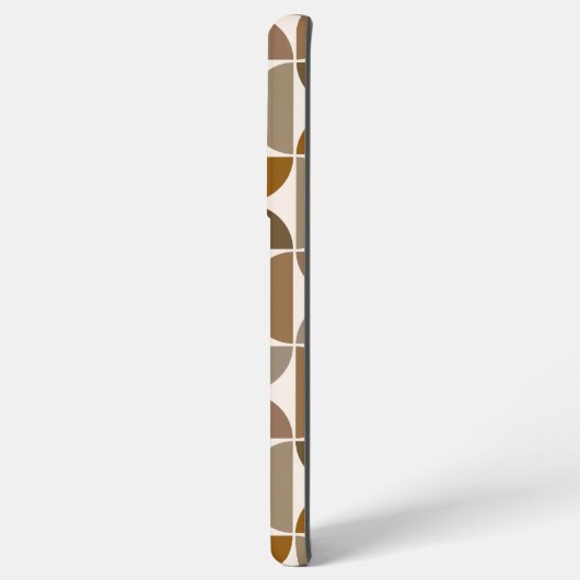 MCM Semicles Browns+Cream Big Pattern Samsung Galaxy Hülle (Linke Seite)