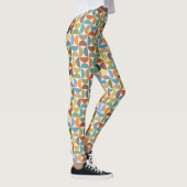 MCM simicles Rpt Patternfarbe auf Creme Leggings (Rechts)