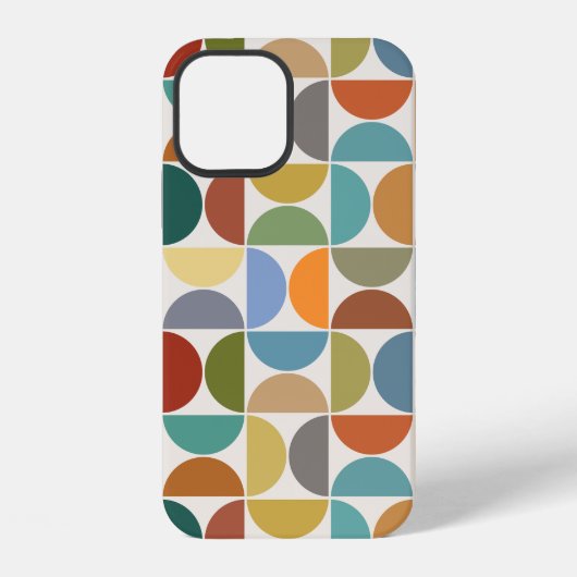 MCM simuliert die Farbe des großen Musters auf Cre iPhone Hülle (Rückseite)