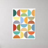 MCM simuliert Farbe auf Creme Leinwanddruck (Vorderseite)