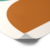 MCM simuliert Farbe auf Creme Poster (Ecke)