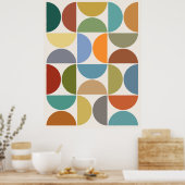 MCM simuliert Farbe auf Creme Poster (Küche)