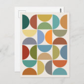 MCM simuliert Farbe auf Creme Postkarte (Vorne/Hinten)