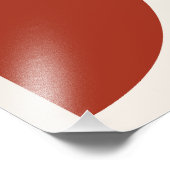 MCM simuliert Farbe auf dem Cremeplatz Fotodruck (Ecke)