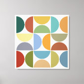 MCM simuliert Farbe auf dem Cremeplatz Leinwanddruck (Vorderseite)