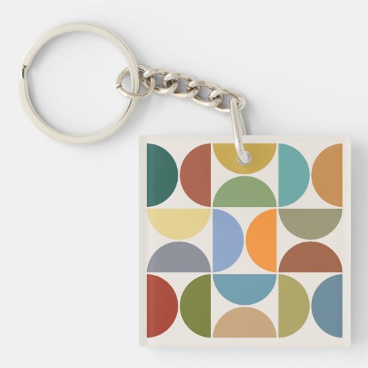 MCM simuliert Farbe auf dem Cremeplatz Schlüsselanhänger (Vorderseite)