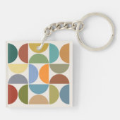 MCM simuliert Farbe auf dem Cremeplatz Schlüsselanhänger (Rückseite)