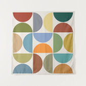 MCM simuliert Farbe auf dem Cremeplatz Wandteppich (Vorderseite (Horizontal))