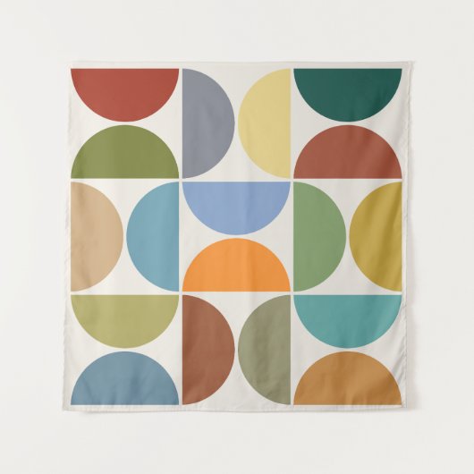 MCM simuliert Farbe auf dem Cremeplatz Wandteppich (Vorderseite (Horizontal))