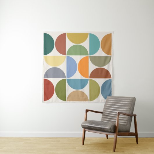 MCM simuliert Farbe auf dem Cremeplatz Wandteppich (Beispiel)