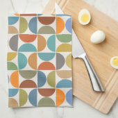 MCM simuliert Musterfarbe auf Creme Geschirrtuch (Viertel Falte)