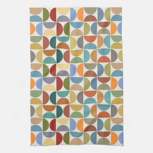 MCM simuliert Musterfarbe auf Creme Geschirrtuch (Vertikal)