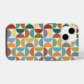 MCM simuliert Musterfarbe auf Creme iPhone Hülle (Rückseite (Horizontal))