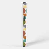 MCM simuliert Musterfarbe auf Creme iPhone Hülle (Rechte Seite)