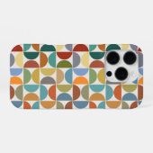 MCM simuliert Musterfarbe auf Creme iPhone Hülle (Rückseite (Horizontal))