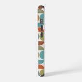 MCM simuliert Musterfarbe auf Creme iPhone Hülle (Linke Seite)