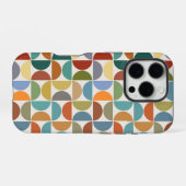 MCM simuliert Musterfarbe auf Creme iPhone Hülle (Rückseite (Horizontal))