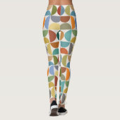 MCM simuliert Musterfarbe auf Creme Leggings (Rückseite)