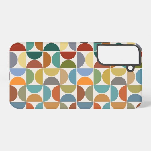 MCM simuliert Musterfarbe auf Creme Samsung Galaxy Hülle (Rückseite (Horizontal))