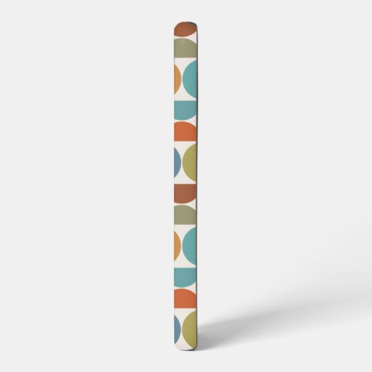 MCM simuliert Musterfarbe auf Creme Samsung Galaxy Hülle (Linke Seite)