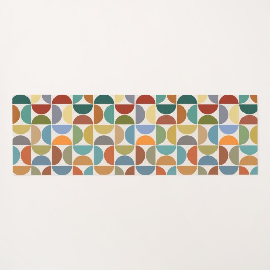 MCM simuliert Musterfarbe auf Creme Yogamatte (Rückseite (Horizontal))