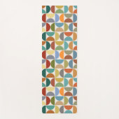 MCM simuliert Musterfarbe auf Creme Yogamatte (Vorderseite)