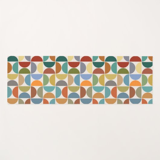 MCM simuliert Musterfarbe auf Creme Yogamatte (Vorderseite (Horizontal))